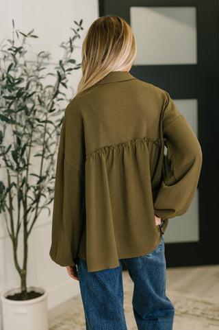 Andree by Unit She's Got A Way Button Down Blouse