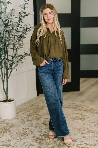 Andree by Unit She's Got A Way Button Down Blouse
