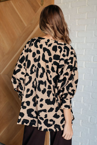 Jodifl She's Got Eyes of Gold Batwing Blouse