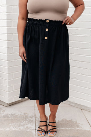 White Birch She's a Scholar Mid-Length Skirt