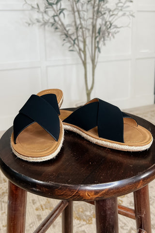 Ccocci Shore Thing Slip on Sandals in Prism Black