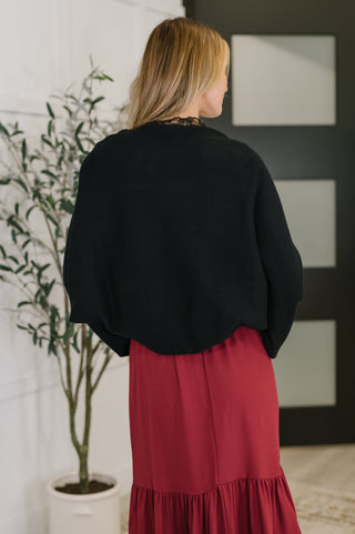 Mittoshop Short But Sweet Shrug in Black