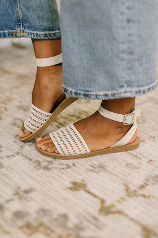 Soda Sibley Sandal in Bone