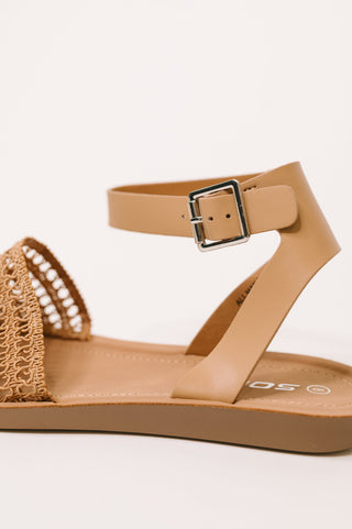 Soda Sibley Sandal in Camel