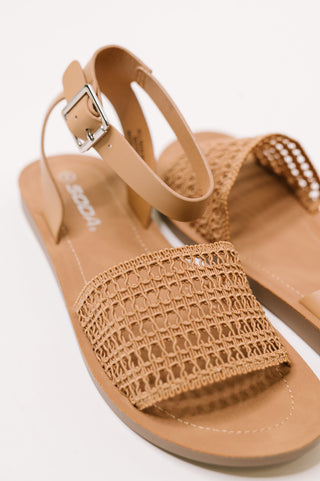 Soda Sibley Sandal in Camel