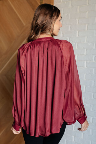 Jodifl Smiles and Pouts Bat Sleeve Button Down