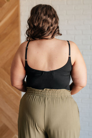 One Eleven North Snap it Up Spaghetti Strap Bodysuit