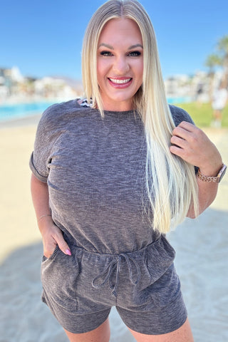 One Eleven North So Sure Short Sleeve Romper