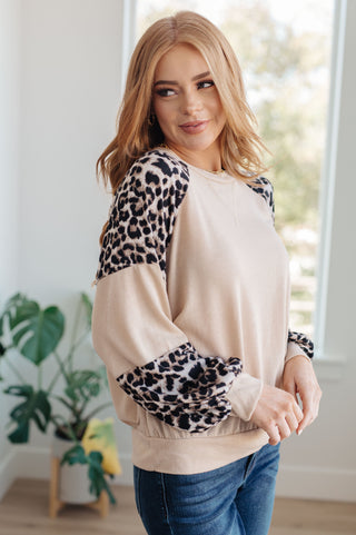 Sew In Love Sometime Safari Animal Print Top