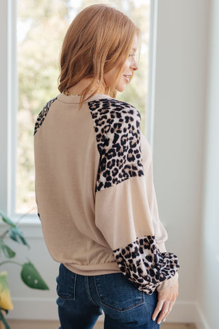 Sew In Love Sometime Safari Animal Print Top