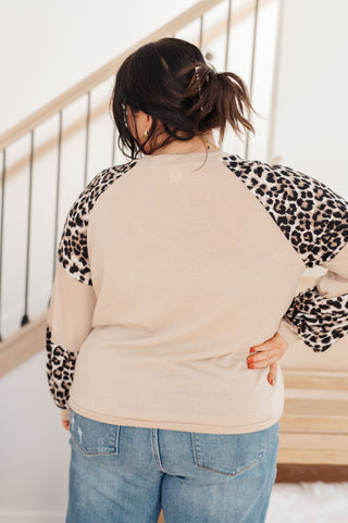 Sew In Love Sometime Safari Animal Print Top