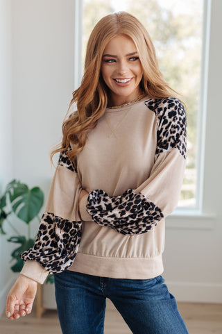 Sew In Love Sometime Safari Animal Print Top