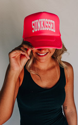 Southern Bliss Sunkissed Hot Pink Otto Trucker Hat