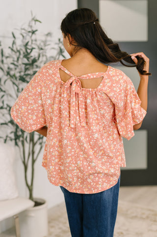 Haptics Spring Breeze Square Beck Top in Dusty Rose