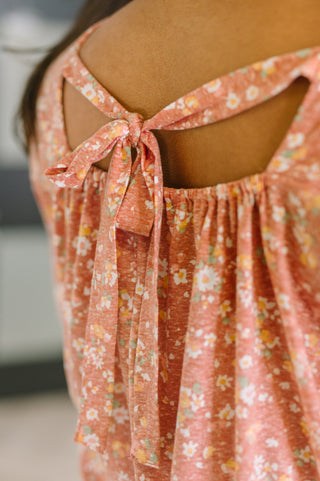 Haptics Spring Breeze Square Beck Top in Dusty Rose