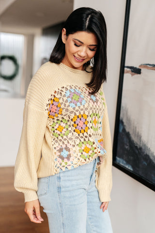 Heyson Square Dance Granny Square Sweater