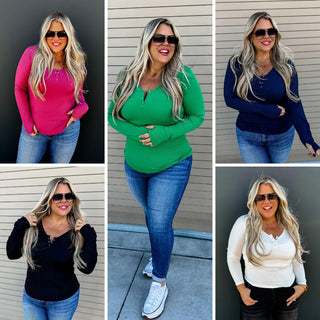 Blakeley Brooklyn Snap Henley in Five Colors