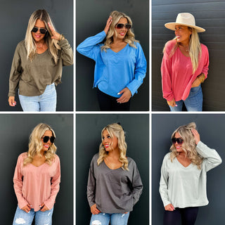 Parker Basic Washed Tee in Six Colors