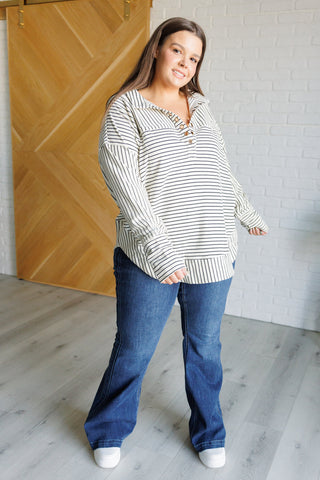 BiBi Striped Serendipity Pullover