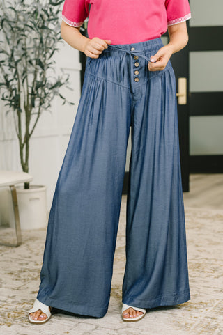 Haptics Stroll With a Friend Wide Leg Bottoms
