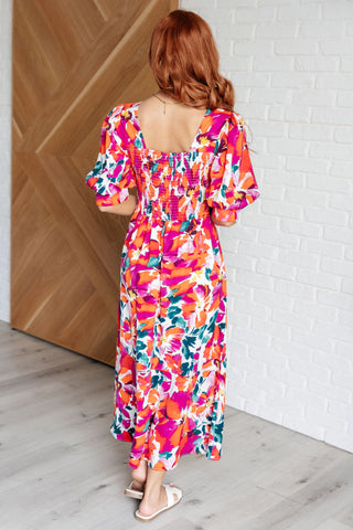Center & Main Stroll in the Park Floral Dress