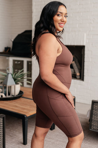Rae Mode Sun Salutations Body Suit in Java