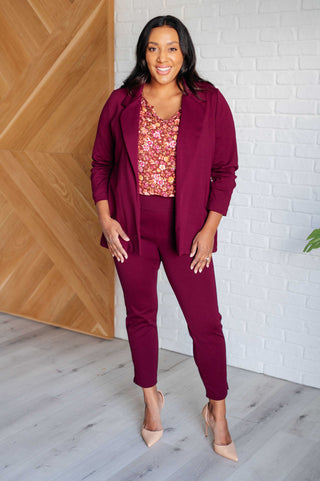 Andree By Unit Sunday Brunch Blouse in Rust Floral