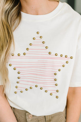 One Eleven North Super Star Applique Top