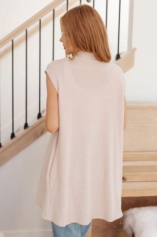 White Birch Surely a Win Sleeveless Cardigan