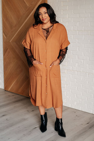Jodifl Sure to Be Great Shirt Dress