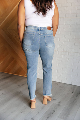 Judy Blue Susan High Rise Side Panel Detail Slim Jeans - Exclusive