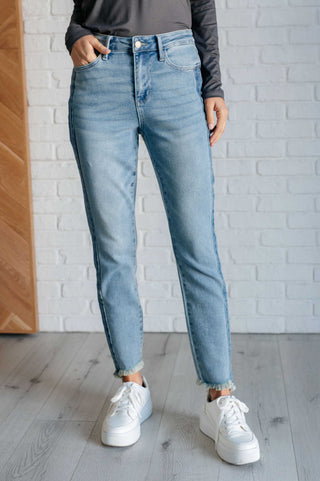 Judy Blue Susan High Rise Side Panel Detail Slim Jeans - Exclusive