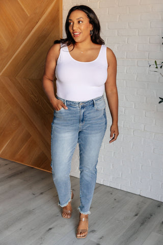 Judy Blue Susan High Rise Side Panel Detail Slim Jeans - Exclusive