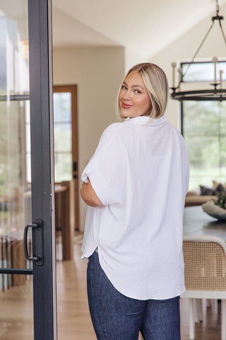 Shopin La Sweet Simplicity Button Down Blouse