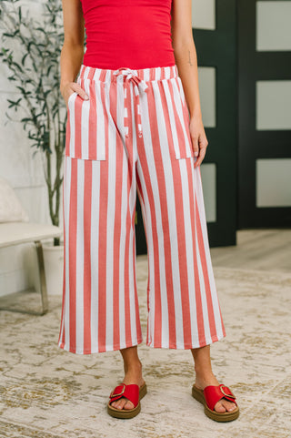 Haptics Take Your Time High Waisted Wide Leg Bottoms