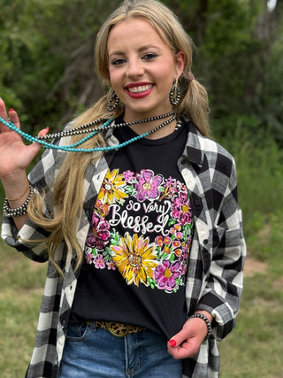 Texas True Threads Callie Ann Stelter So Very Blessed Tee & Sweatshirt