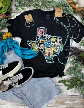 Texas True Threads Callie Ann Stelter Texas Icons Tee