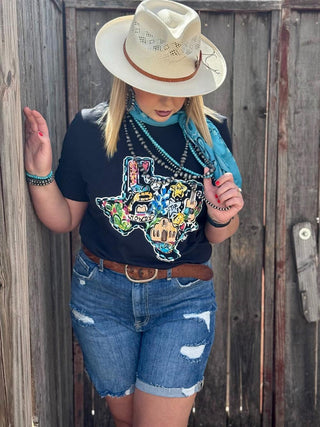 Texas True Threads Callie Ann Stelter Texas Icons Tee