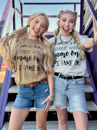 Texas True Threads Game On. on Leopard Tee