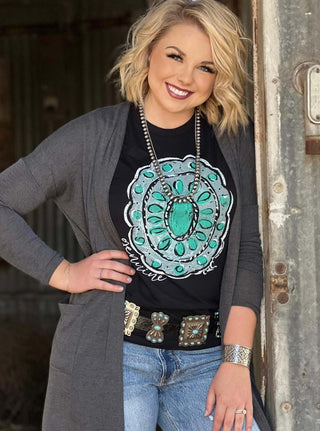 Texas True Threads Grey Hacci Cardigan