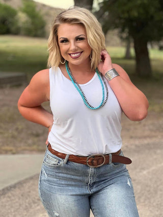 Texas True Threads Jules Vneck Sleeveless Top