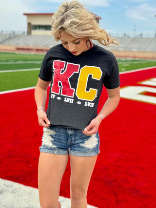Texas True Threads KC Block with Super Bowl Wins Hoodie, Sweatshirt, Tank & Tee