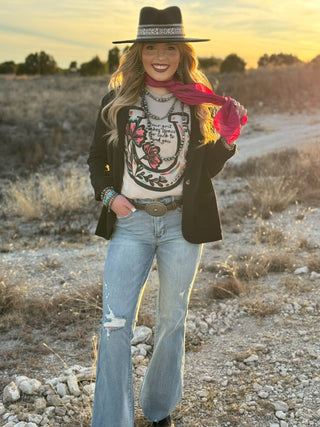 Texas True Threads Lauren's Horseshoe Tee
