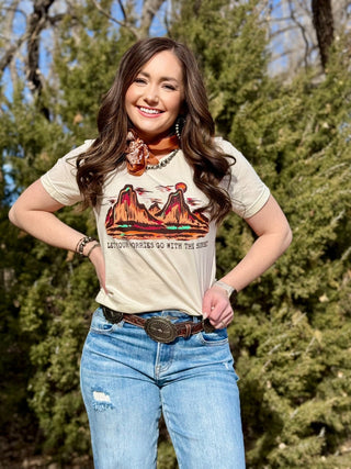 Texas True Threads Lauren's Mesa Sunset Scene Tee