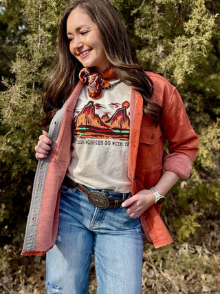 Texas True Threads Lauren's Mesa Sunset Scene Tee