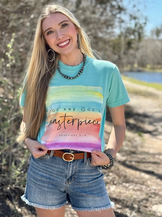 Texas True Threads You Are God's Masterpiece Tee