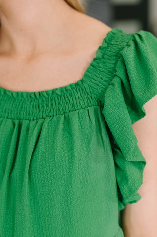 One Eleven North The Way We Were Square Neck Midi Dress