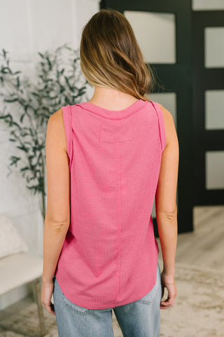 Dear Scarlett Thread Theory Round Neck Tank in Pink