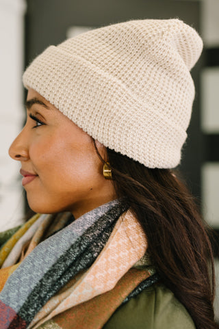 Zenana Toasted Texture Waffle Knit Beanie