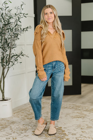 Jodifl Travel Far & Wide Sweater in Taupe